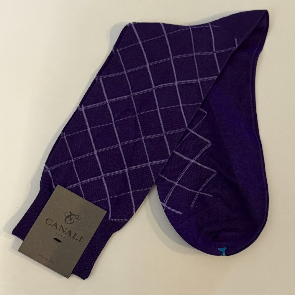 Canali Luxury Designer Dress Socks
